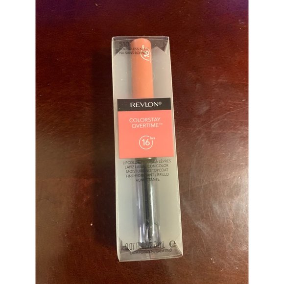 NEW Revlon ColorStay Overtime Lipcolor 510 Boundless Nude Lip Gloss Makeup - Picture 3 of 4